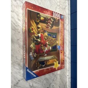 RARE New Ravensburger Santa's Caught 1000 Piece Puzzle Sealed
